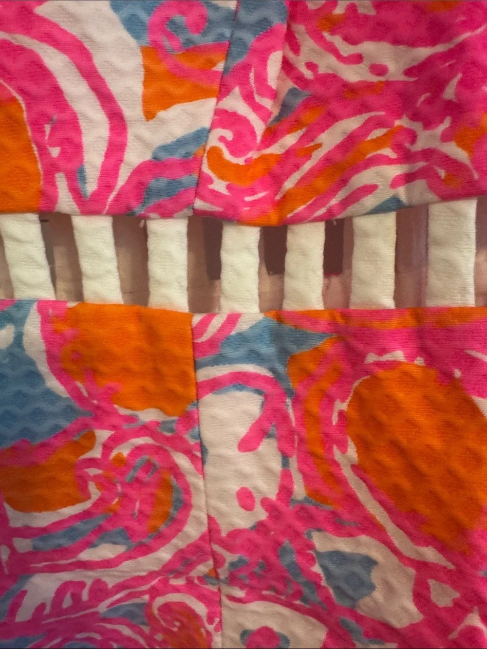 Lilly Pulitzer Shift Iggy Feeling Tanked Cut Out Pink Dress Size 0
